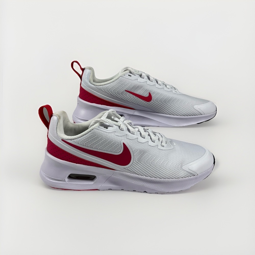 Nike Air Max Nuaxis Shoes Sneakers White Red Pink Women's Size 9.5 HF1233-100